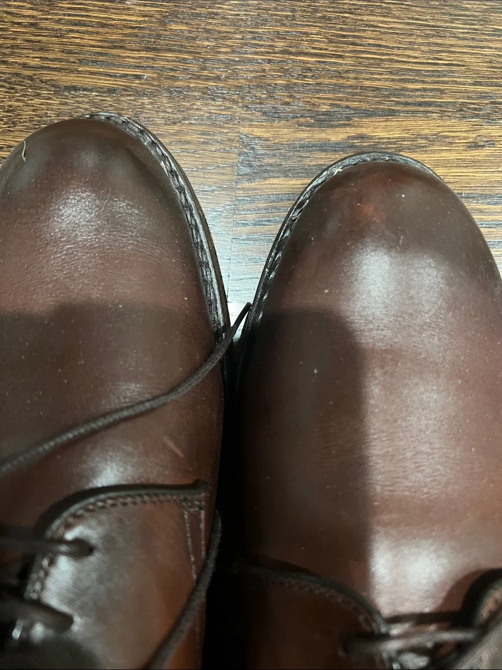 Allen Edmonds Brown Leather Derby Dress Shoes